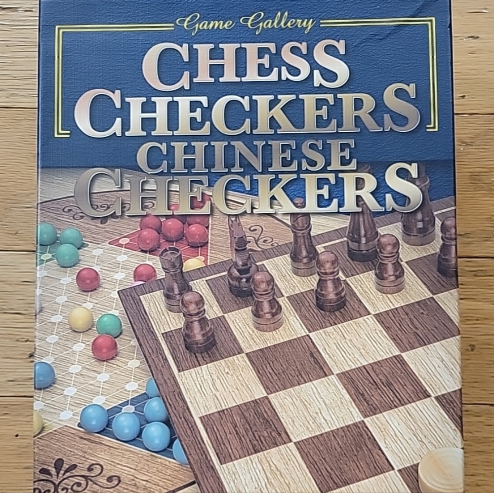 Game Gallery Chess Checkers Chinese Checkers. Open Box